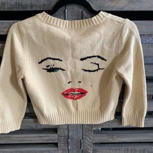Betsy Johnson Marilyn Monroe sweater